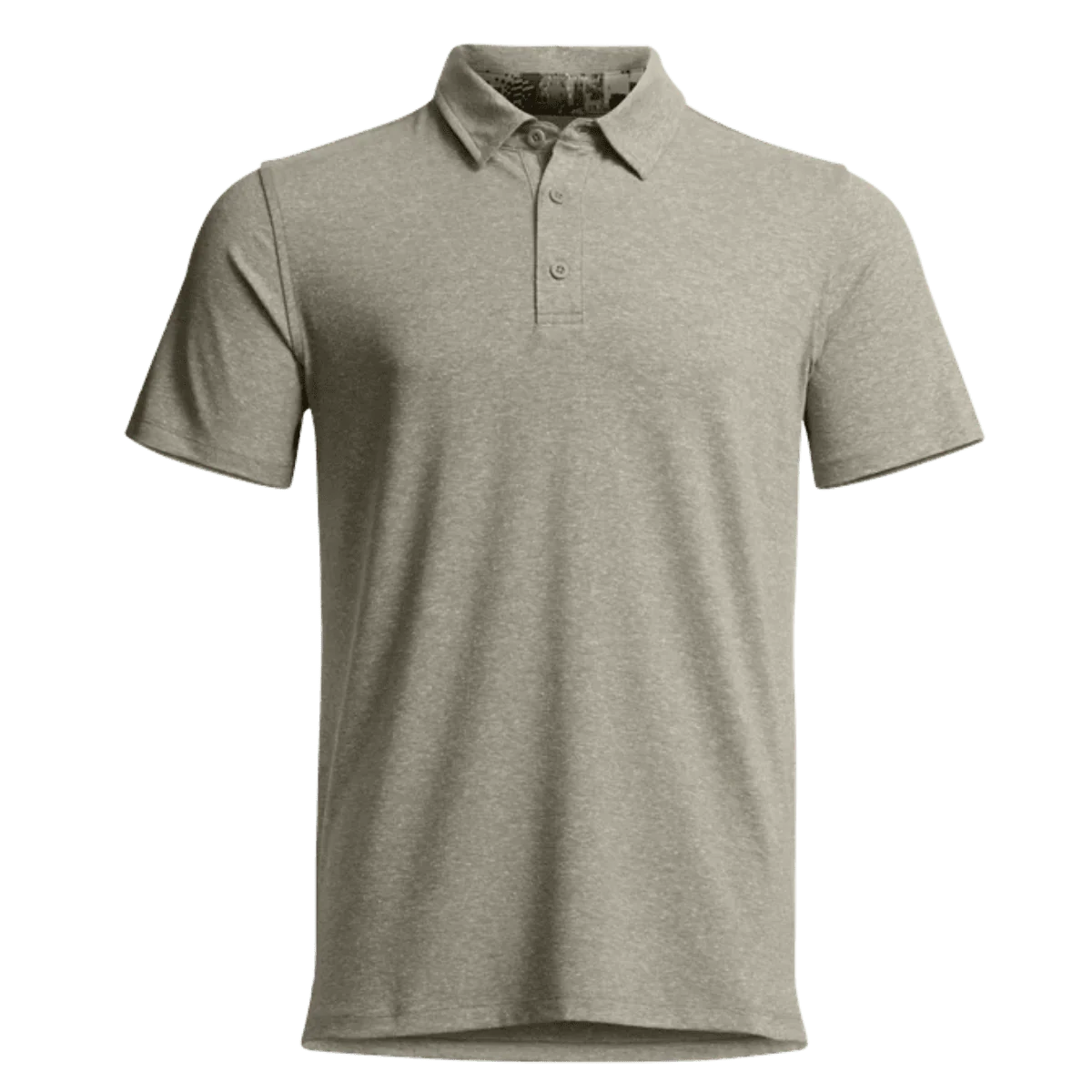 SITKA ESSENTIAL SHORT SLEEVE POLO W/ UPF 50+ - OAK HEATHER