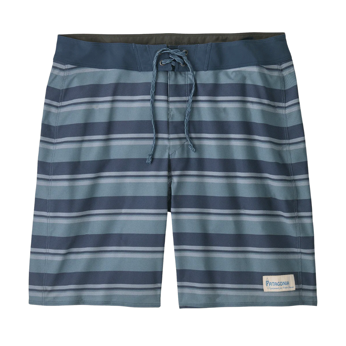 PATAGONIA HYDROPEAK BOARDSHORTS 18" - TWINNIE STRIPE: STILL BLUE