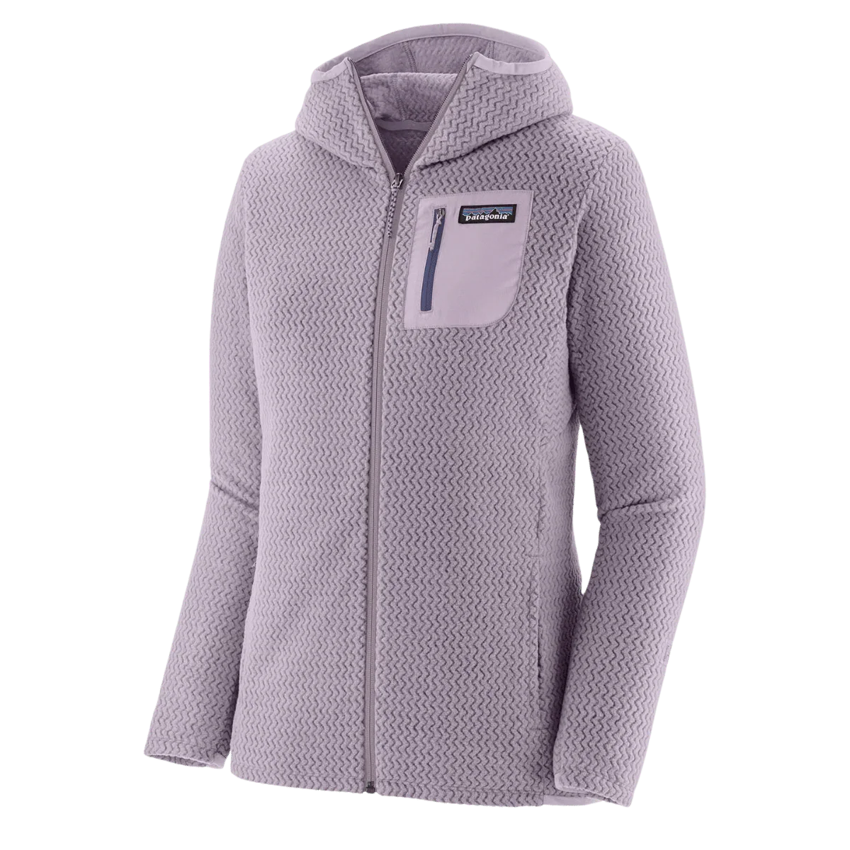 PATAGONIA W0MEN'S R1 AIR FULL ZIP HOODY - FOXGLOVE PURPLE