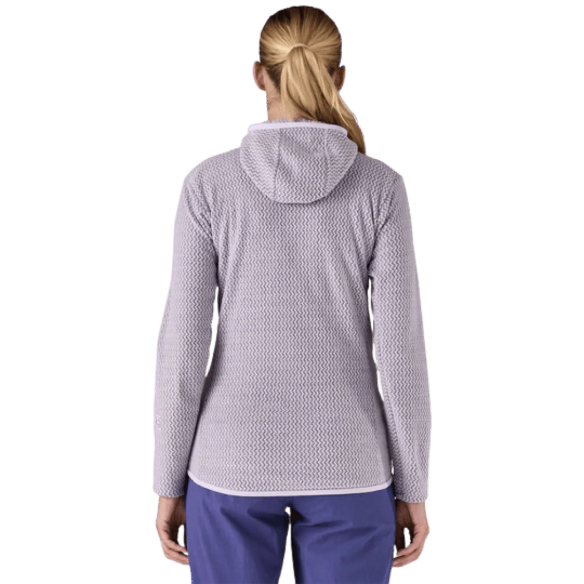PATAGONIA W0MEN'S R1 AIR FULL ZIP HOODY - FOXGLOVE PURPLE - Image 3