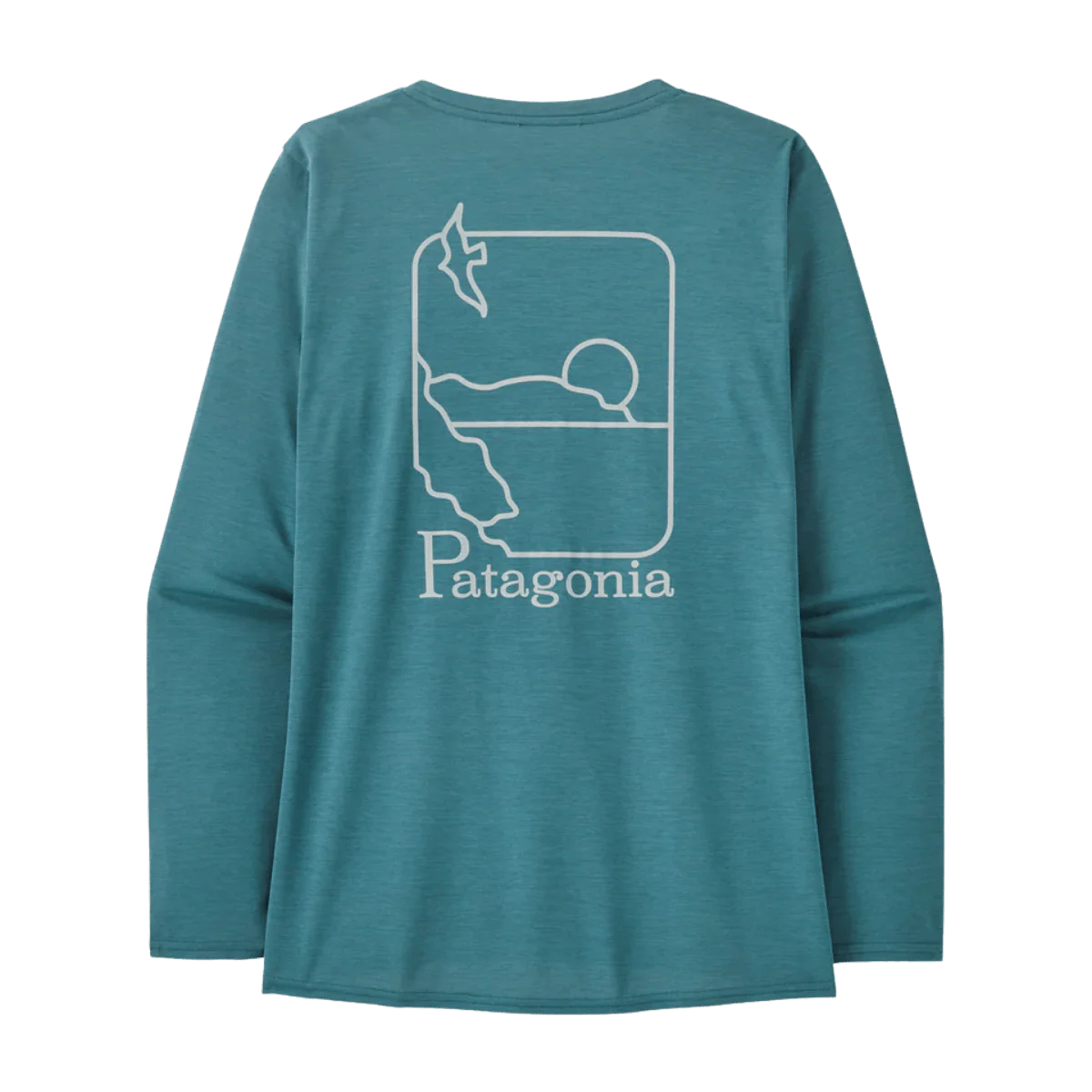 PATAGONIA WOMEN'S LONGSLEEVE CAPILENE COOL DAILY SHIRT WATER - WETLAND BLUE XD - Image 2