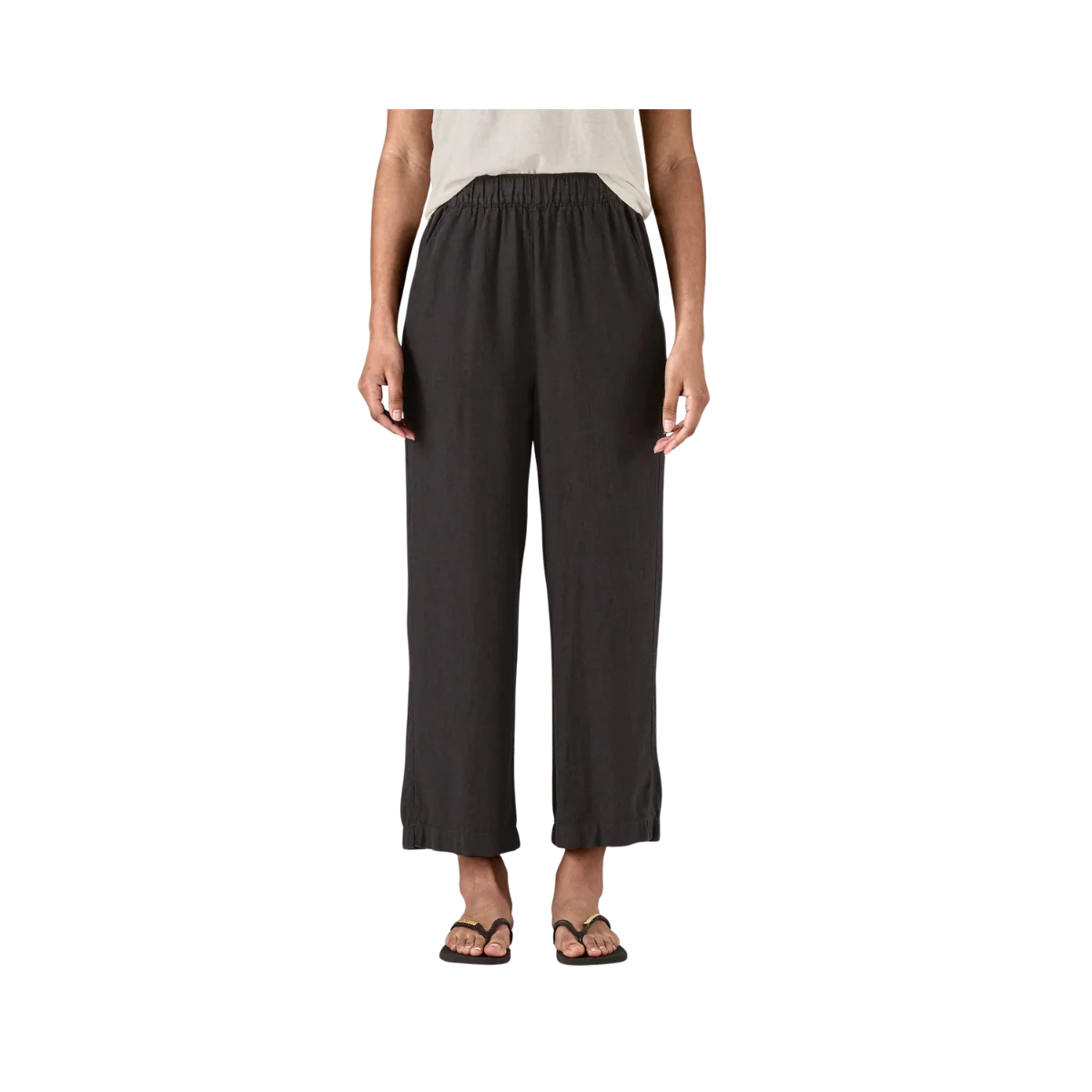PATAGONIA WOMEN'S GARDEN ISLAND PANTS - RELAXED FIT - BLACK