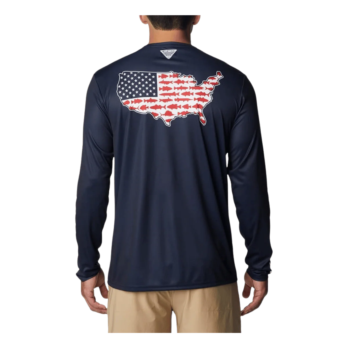 COLUMBIA MEN'S TERMINAL TACKLE PFG STATETRIOT LONG SLEEVE