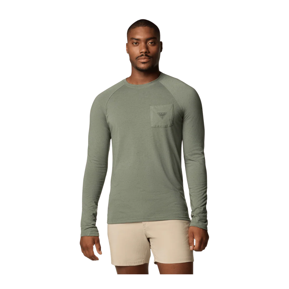 COLUMBIA MEN'S PFG UNCHARTED NEPS LONG SLEEVE SHIRT - CYPRESS