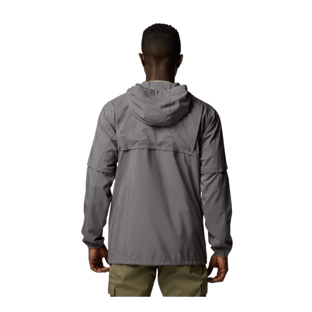 COLUMBIA MEN'S SKIEN VALLEY HOODED LONG SLEEVE SHIRT - CITY GREY - Image 2