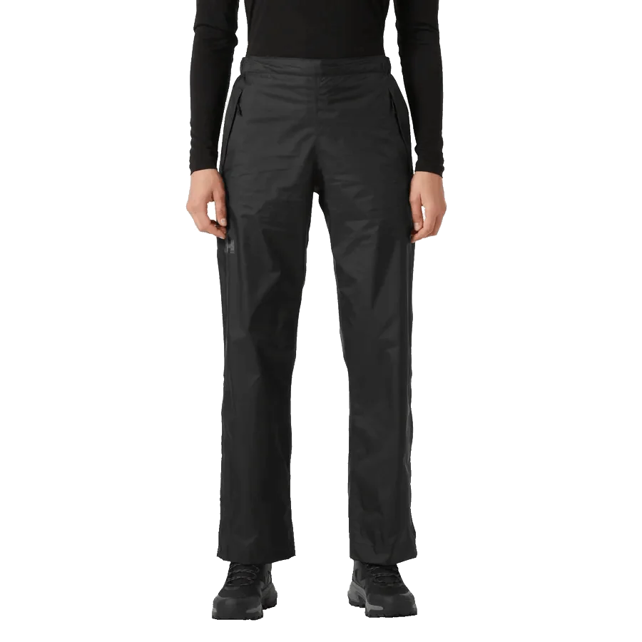 HELLY HANSEN WOMEN'S LOKE RAIN PANTS 2.0 - BLACK - Image 3