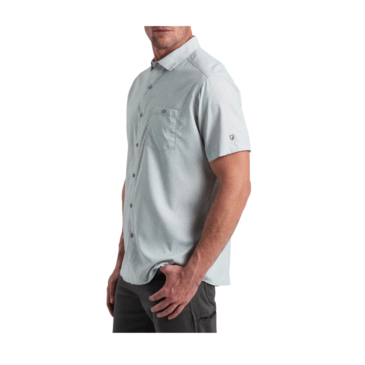 KUHL MEN'S PERSUADR SHORT SLEEVE SHIRT - NATURAL - Image 3