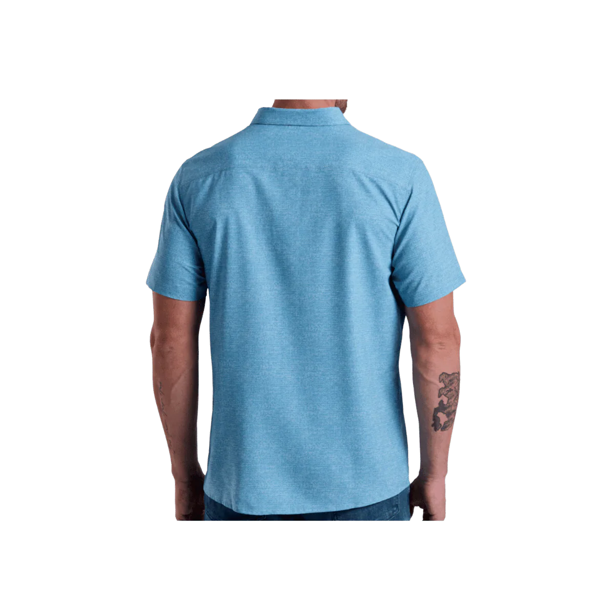 KUHL MEN'S PERSUADR SHORT SLEEVE SHIRT - BLUE CHALK - Image 2