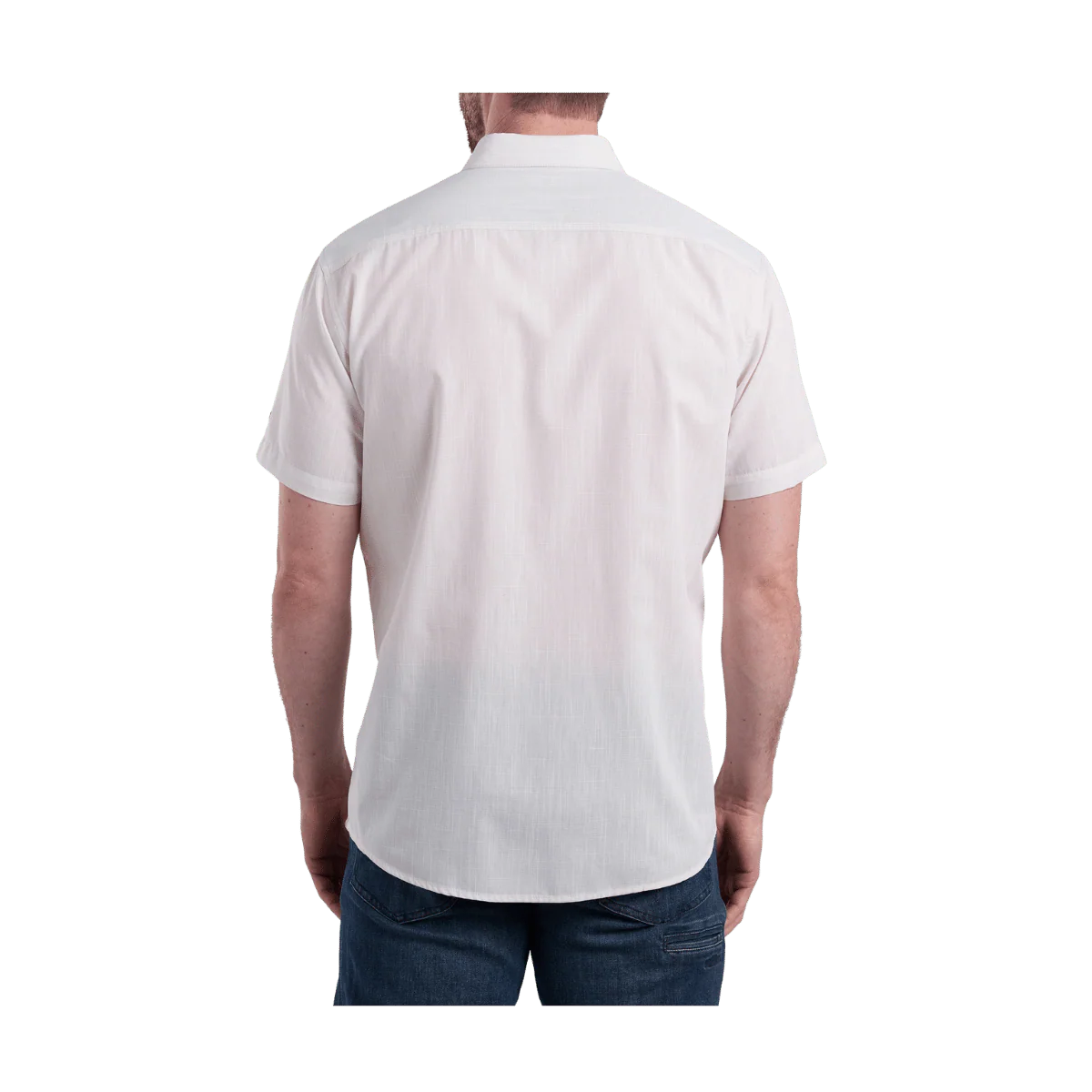 KUHL MEN'S KARIB STRIPE SHORT SLEEVE SHIRT - SEA SALT - Image 2