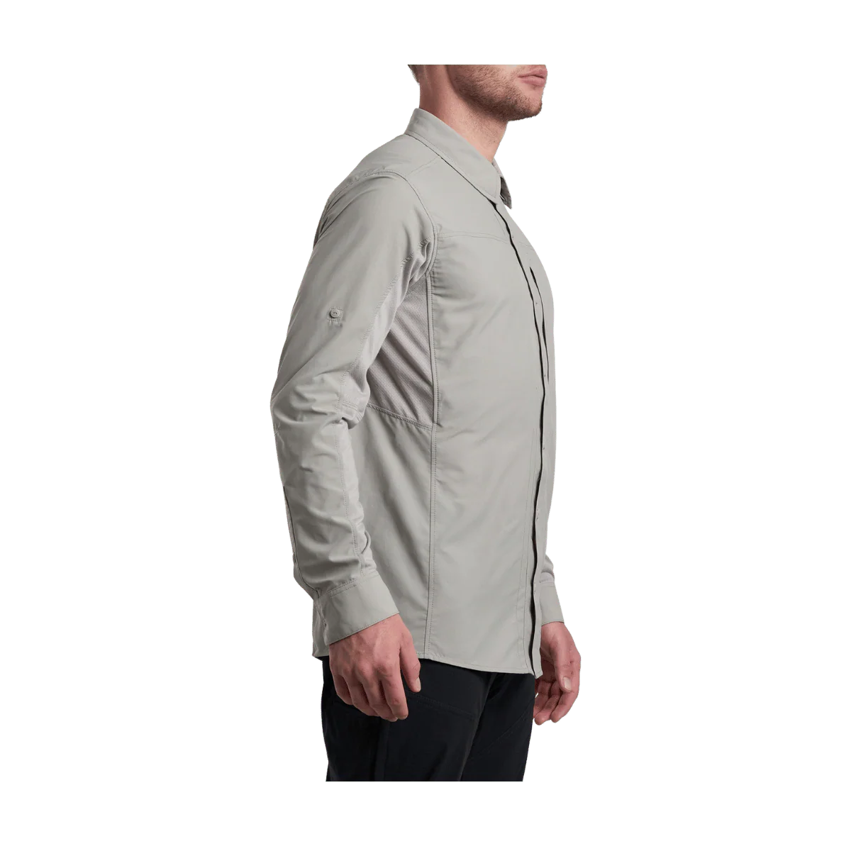 KUHL MEN'S AIRSPEED LONG SLEEVE SHIRT - CLOUD GRAY - Image 2