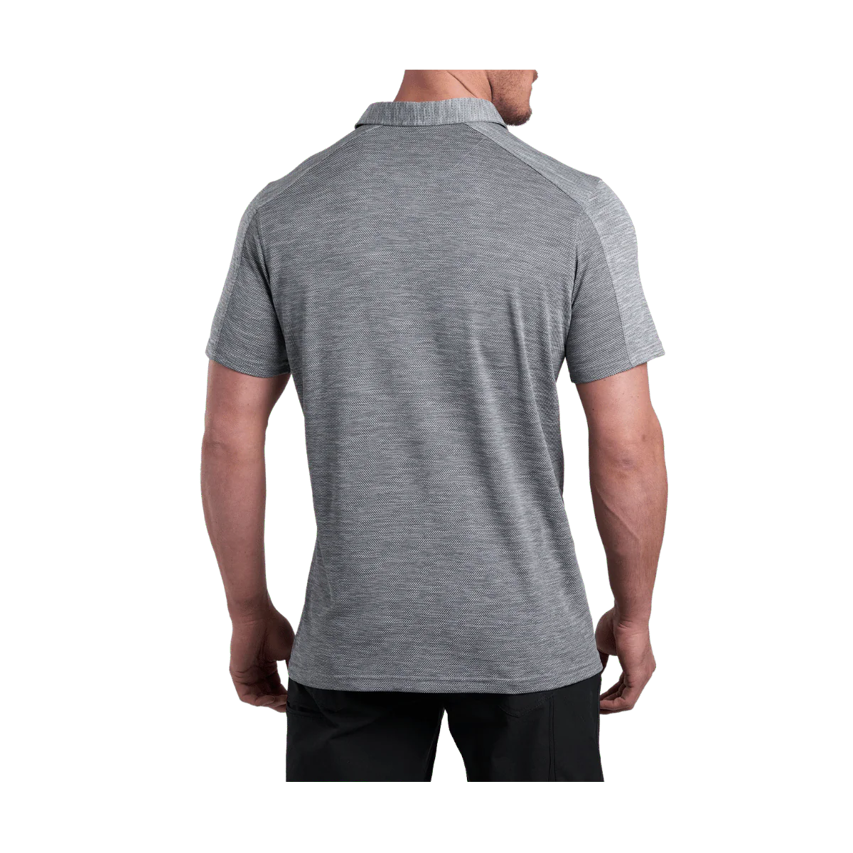 KUHL MEN'S ENGINEERED POLO - HEATHER GREY - Image 2
