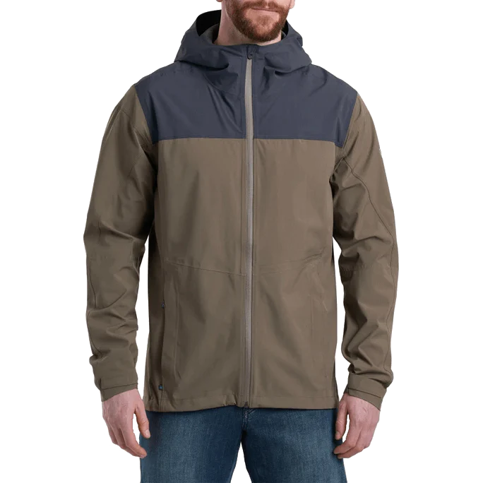 KUHL STRETCH VOYAGR RAIN JACKET - DRIFTWOOD