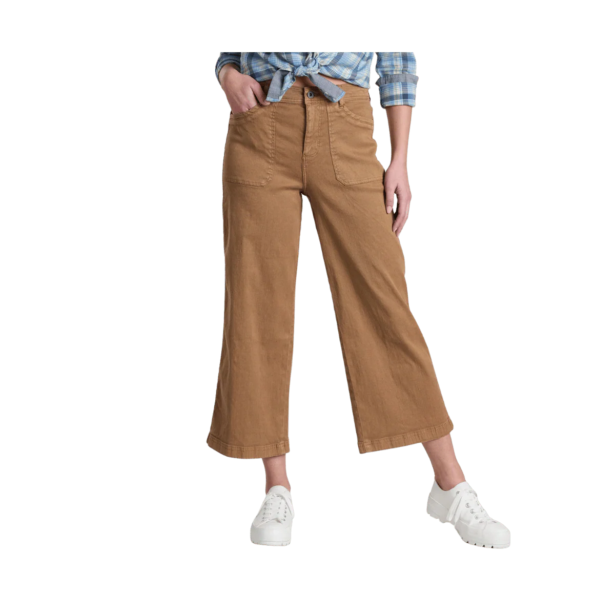 KUHL WOMEN'S SEABOARD CROP WIDE LEG PANT - SAWDUST