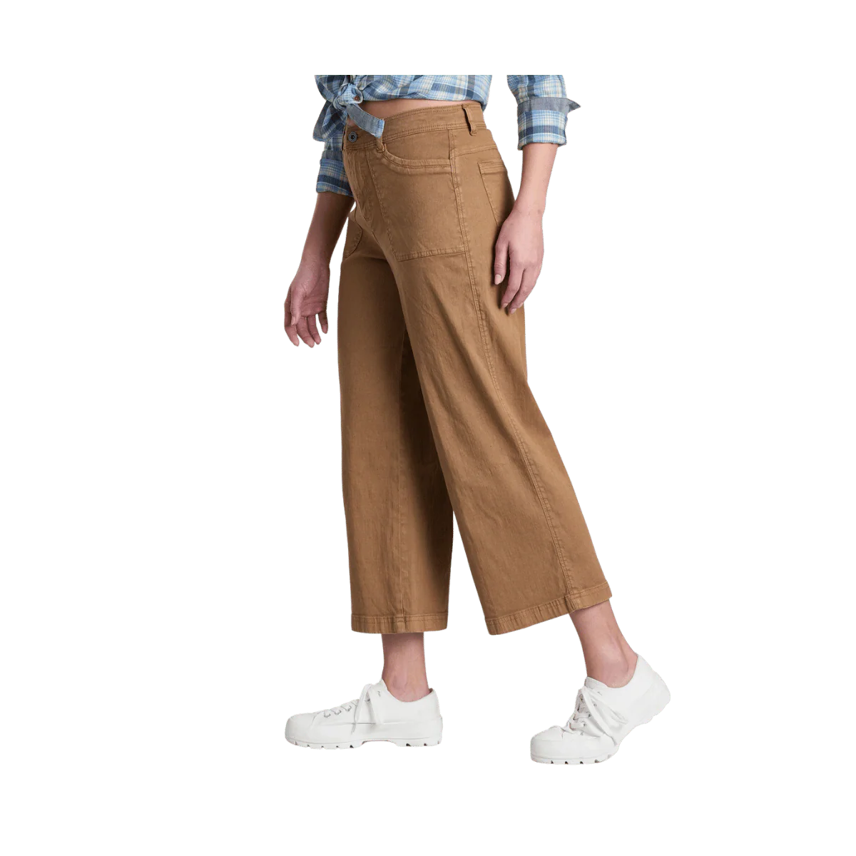 KUHL WOMEN'S SEABOARD CROP WIDE LEG PANT - SAWDUST - Image 3