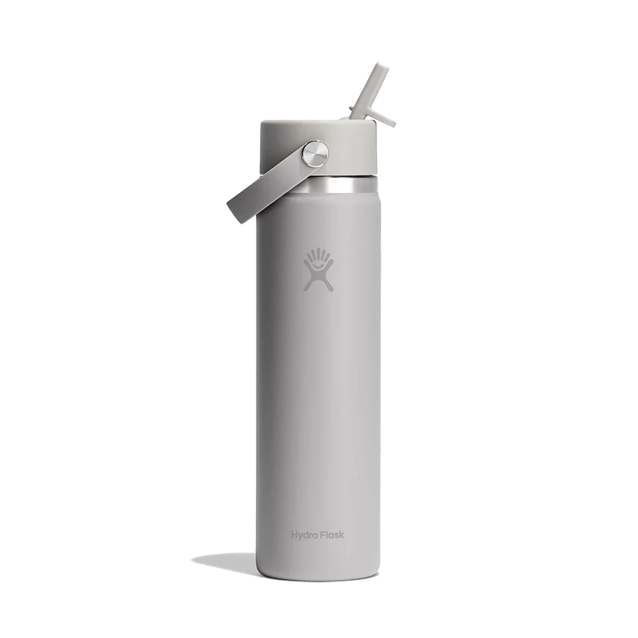 HYDRO FLASK WIDE MOUTH BOTTLE WITH FLEX STRAW CAP 24OZ