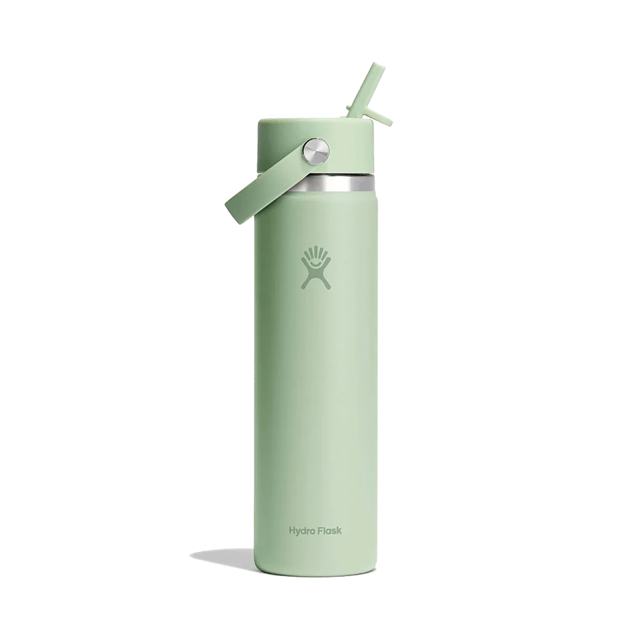 HYDRO FLASK WIDE MOUTH BOTTLE WITH FLEX STRAW CAP 24OZ - Image 3