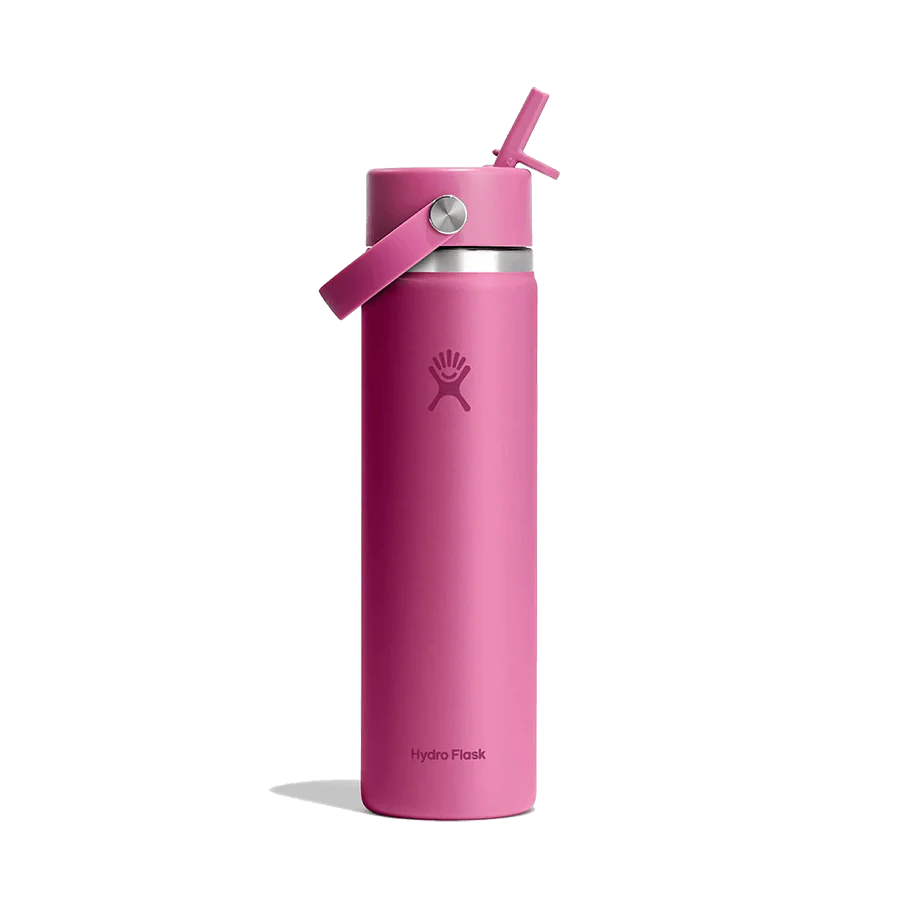 HYDRO FLASK WIDE MOUTH BOTTLE WITH FLEX STRAW CAP 24OZ - Image 4