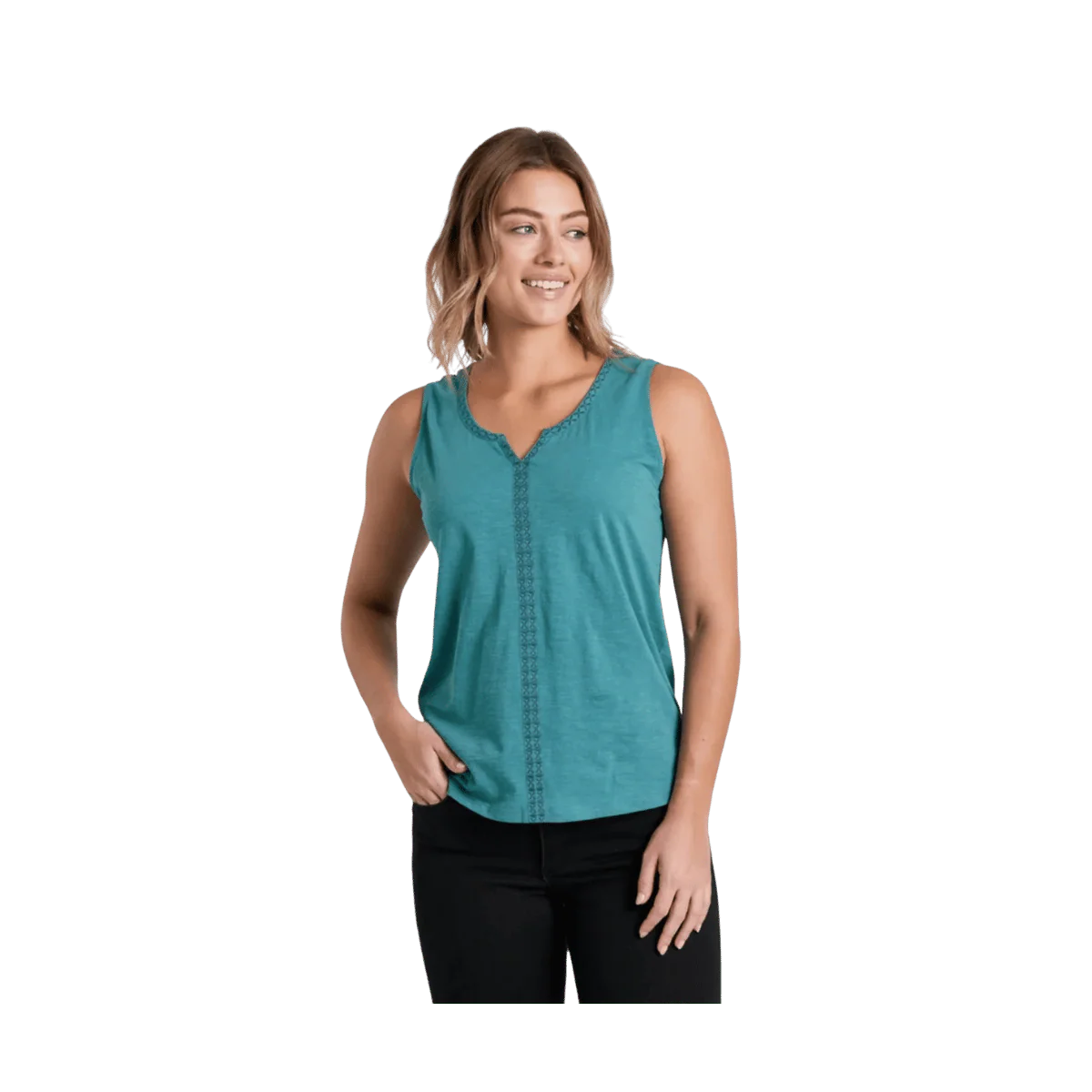 KUHL WOMEN'S SHAY TANK - AQUA