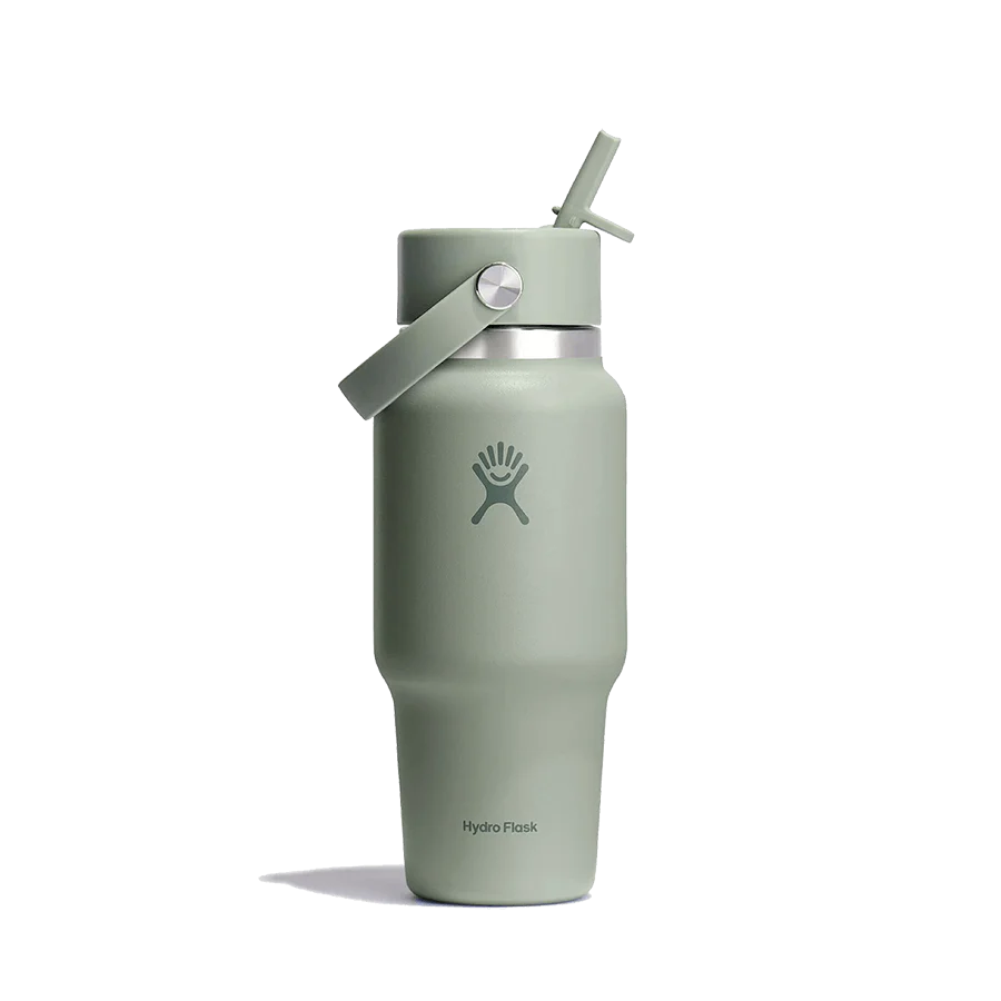 HYDRO FLASK WIDE MOUTH TRAVEL BOTTLE WITH FLEX STRAW 24OZ - Image 2