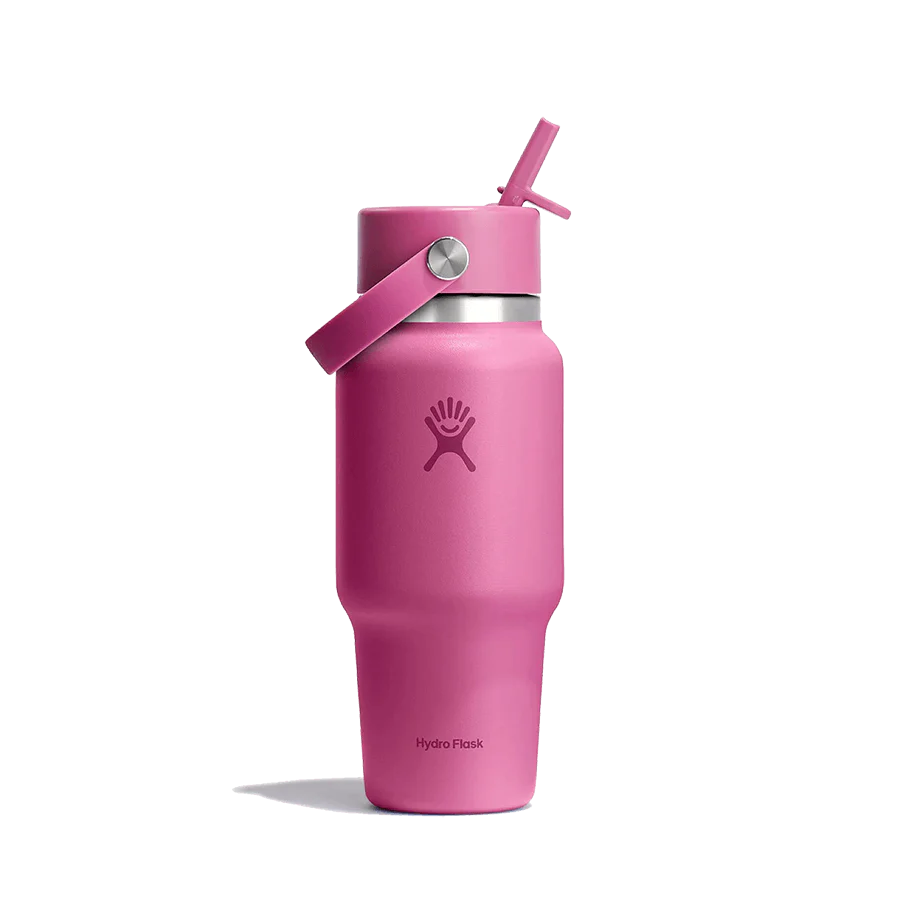 HYDRO FLASK WIDE MOUTH TRAVEL BOTTLE WITH FLEX STRAW 24OZ - Image 4