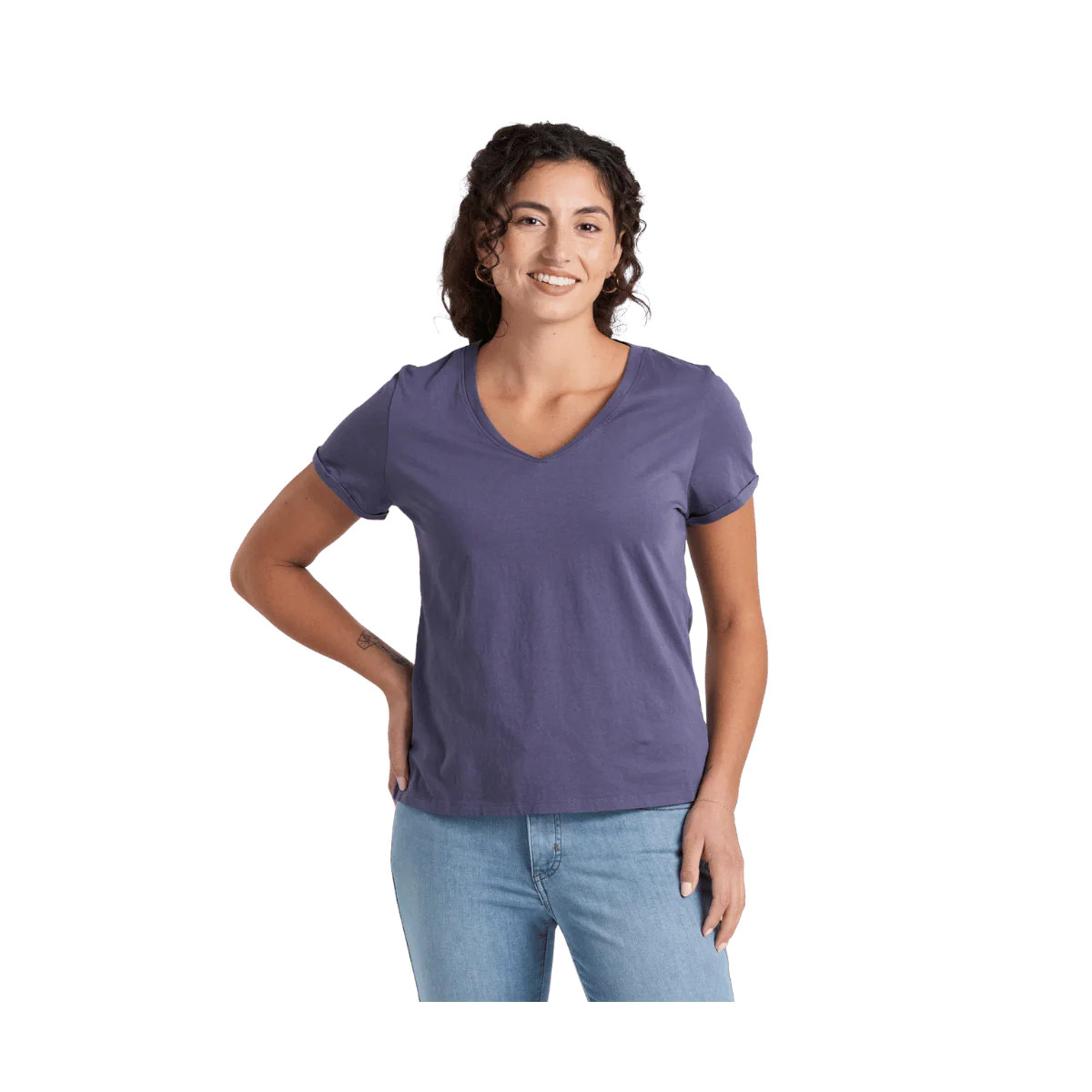 KUHL WOMEN'S VEGA TEE SHORT SLEEVE - NOCTURNE