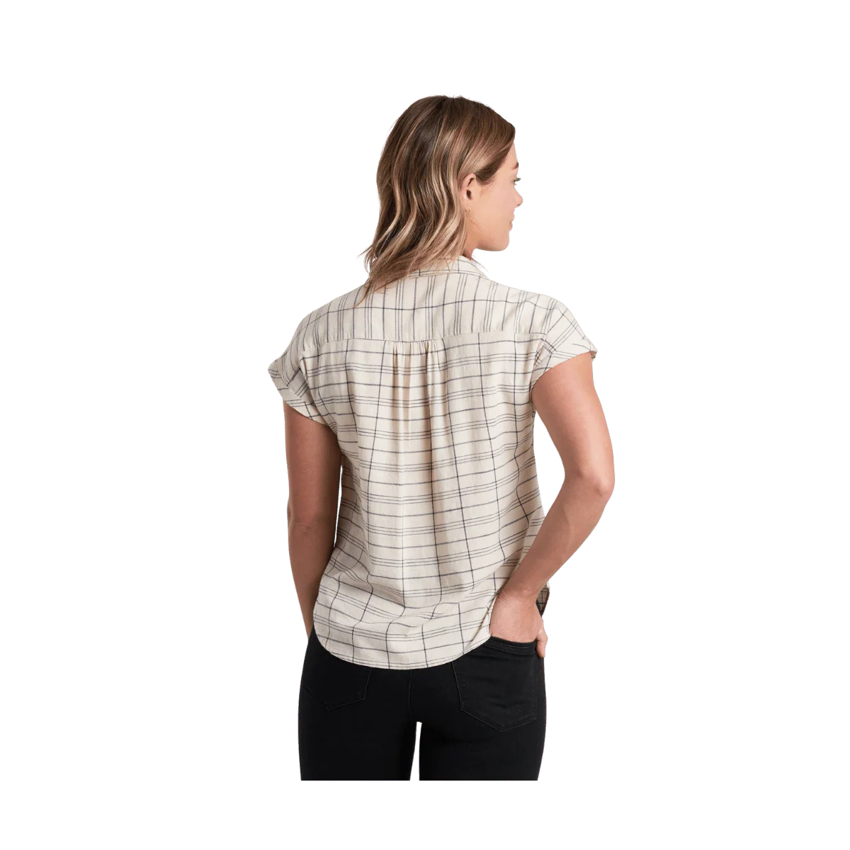 KUHL WOMEN'S WYLDE SHORT SLEEVE SHIRT - NATURAL - Image 2