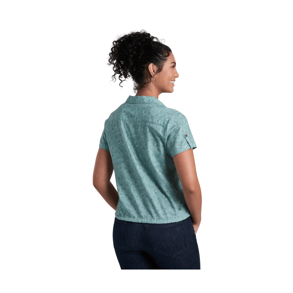 KUHL WOMEN'S LILIANA SHORT SLEEVE SHIRT - FLORAL DEW - Image 2