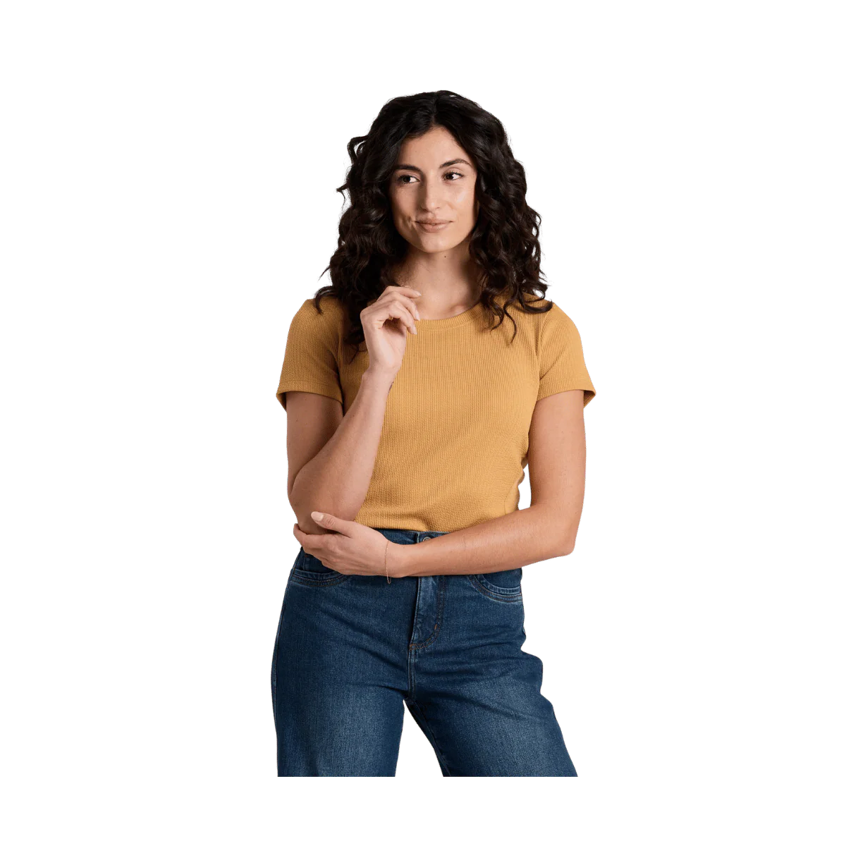 KUHL WOMEN'S REMI SHORT SLEEVE SHIRT - HONEY