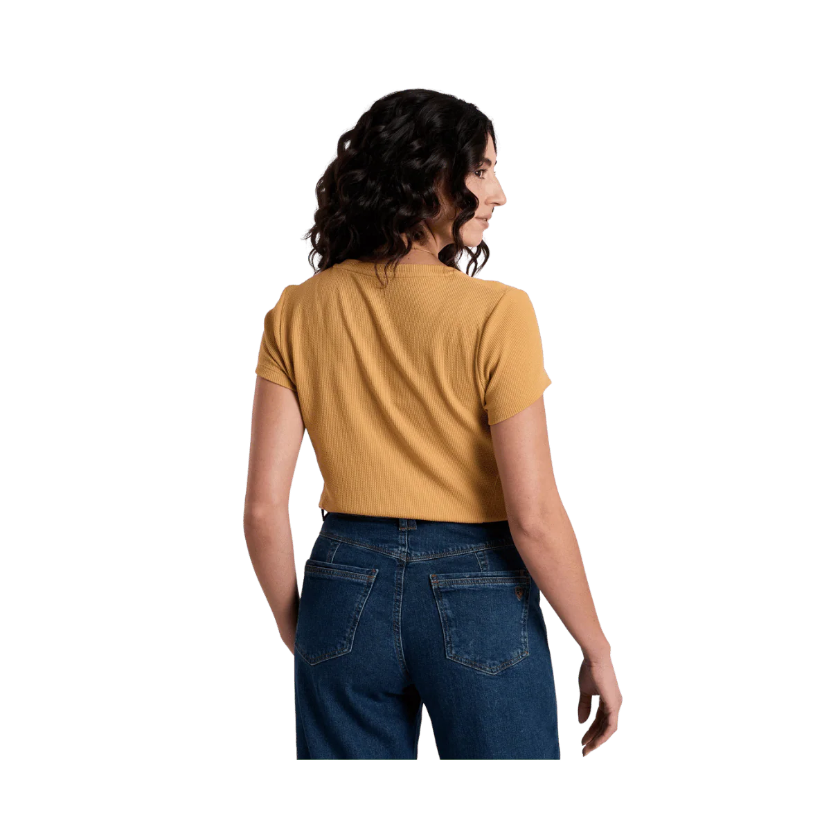 KUHL WOMEN'S REMI SHORT SLEEVE SHIRT - HONEY - Image 2