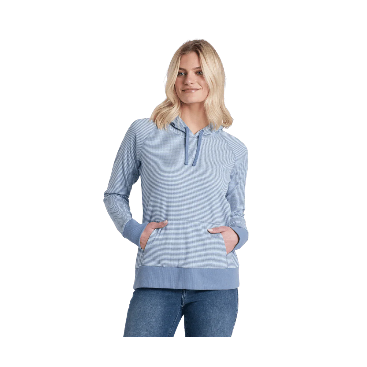 KUHL WOMEN'S STRIA PULLOVER HOODY - BLUE COVE