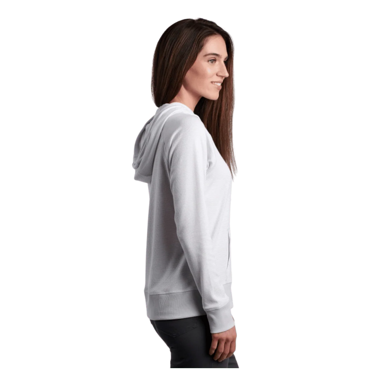 KUHL WOMEN'S STRIA PULLOVER HOODY - MIST - Image 2