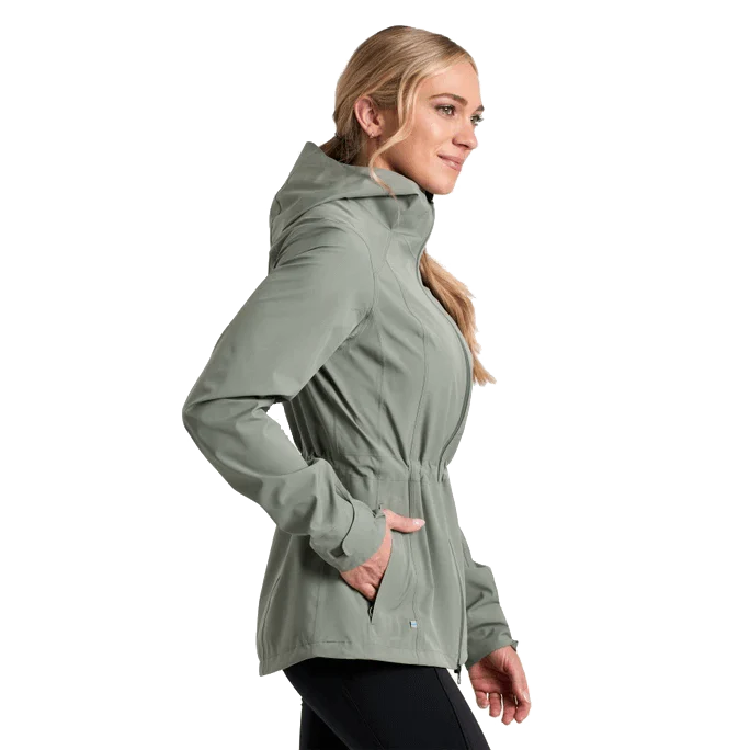 KUHL WOMEN'S STRETCH VOYAGR RAIN JACKET - SOFT PINE - Image 3