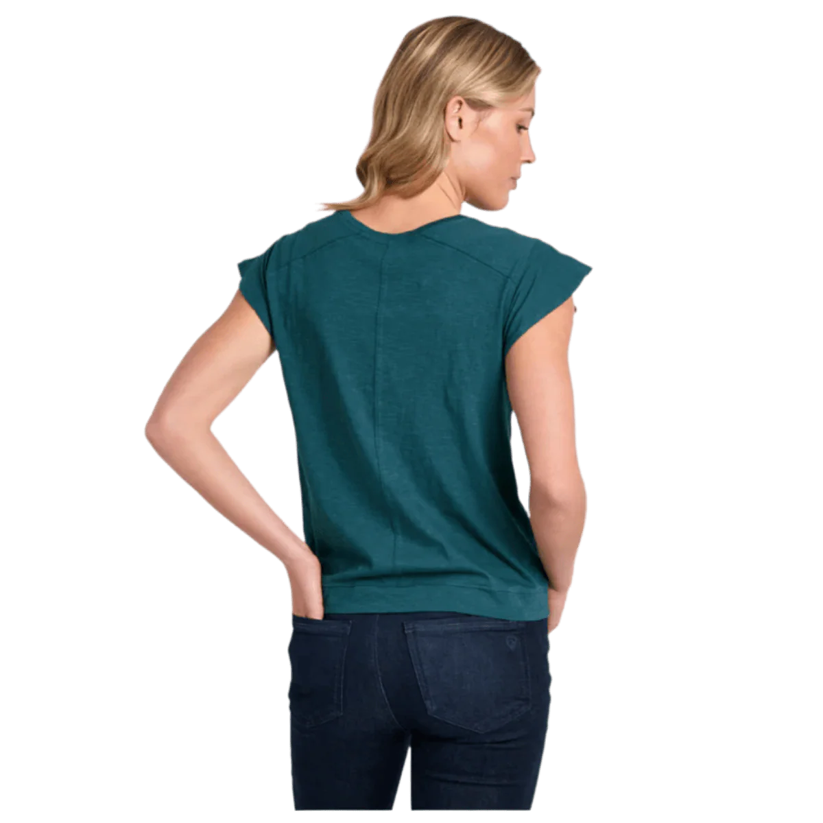 KUHL WOMEN'S SHILO ORGANIC COTTON SHORT SLEEVE - EVERGLADE - Image 2