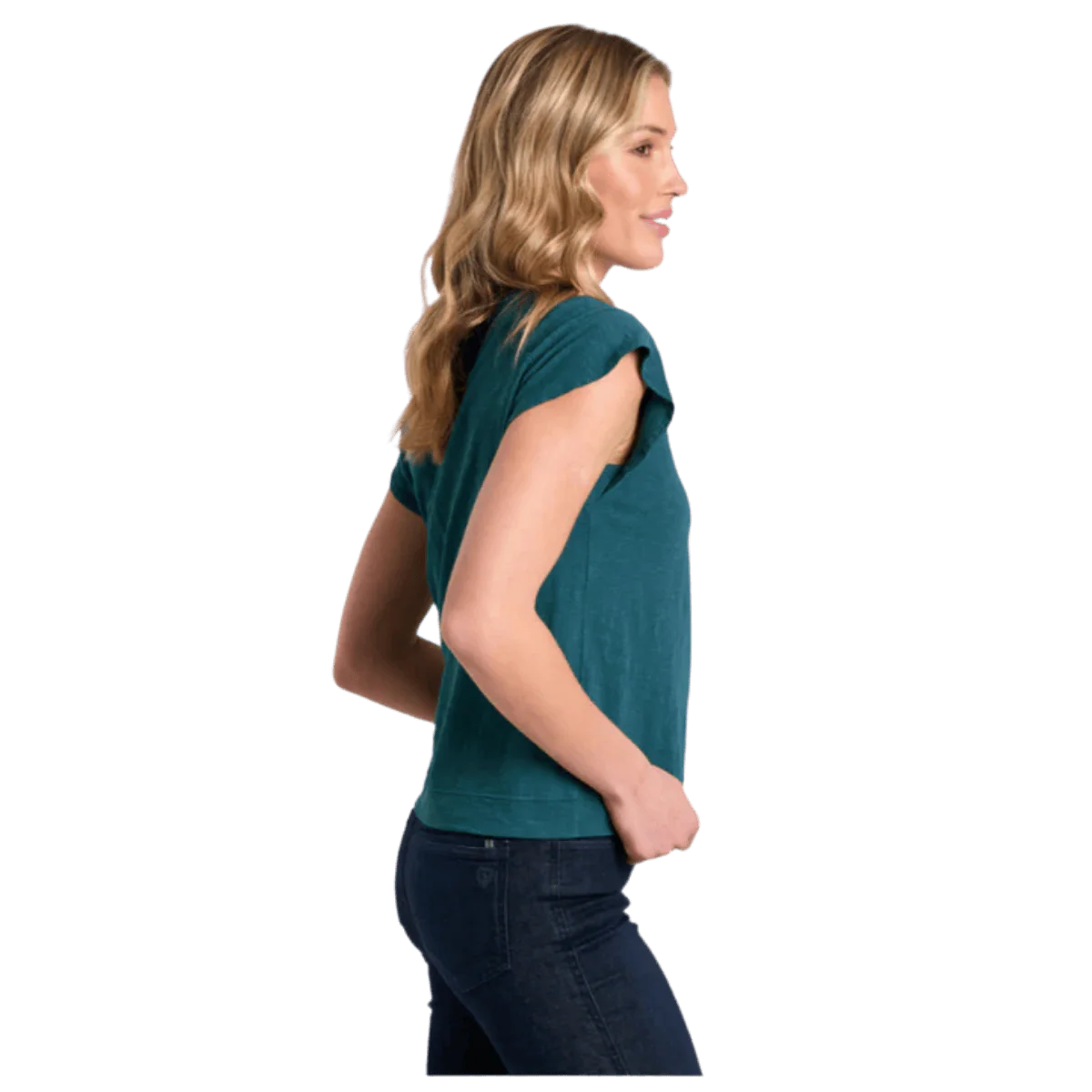 KUHL WOMEN'S SHILO ORGANIC COTTON SHORT SLEEVE - EVERGLADE - Image 3
