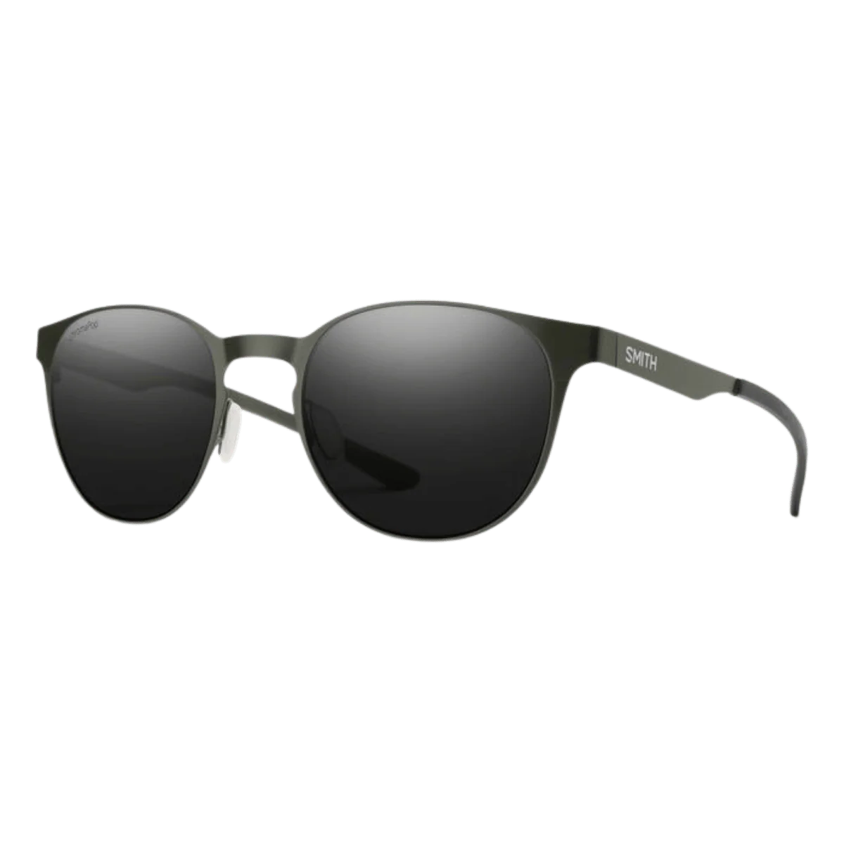 SMITH EASTBANK METAL SUNGLASSES - MATTE MOSS/POLARIZE BLACK