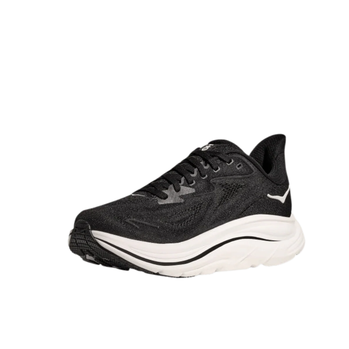 HOKA ONE ONE WOMEN'S CLIFTON 10 - BLACK/WHITE