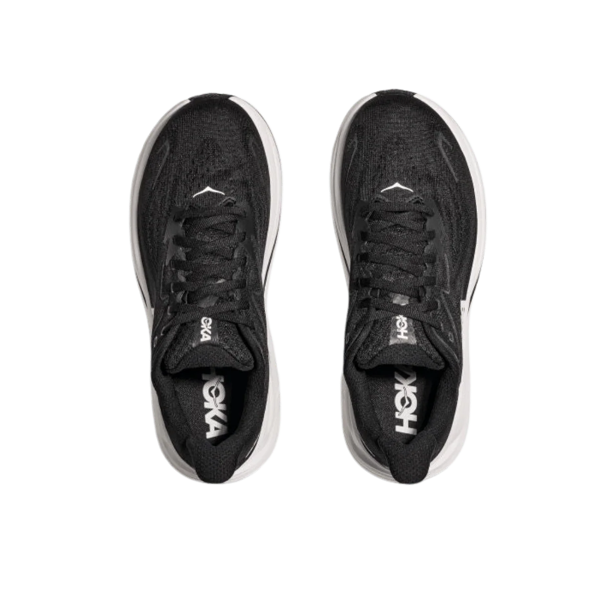 HOKA ONE ONE WOMEN'S CLIFTON 10 - BLACK/WHITE - Image 3