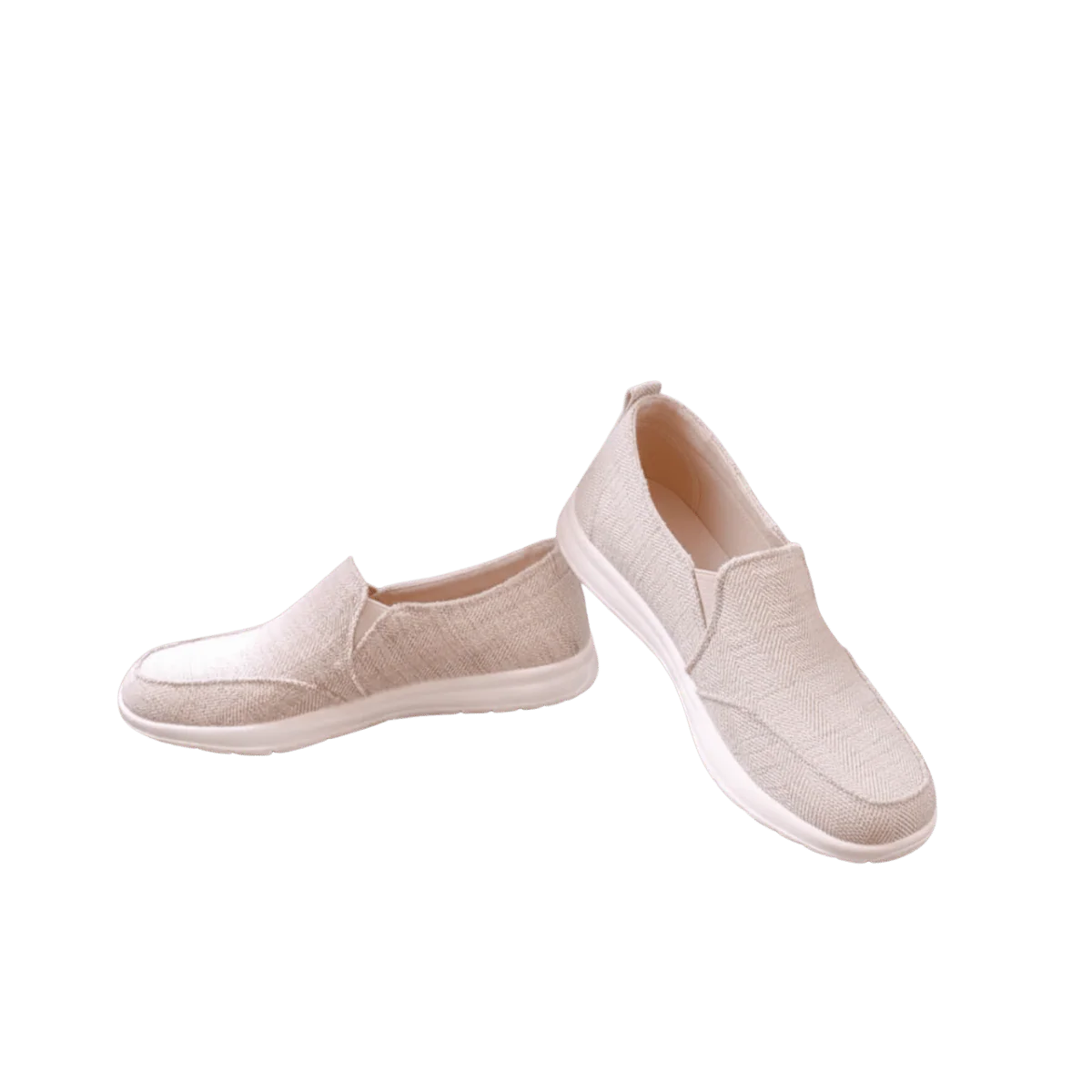 MINNETONKA WOMEN'S EXPANSE SHOE - TAN HERRINGBONE