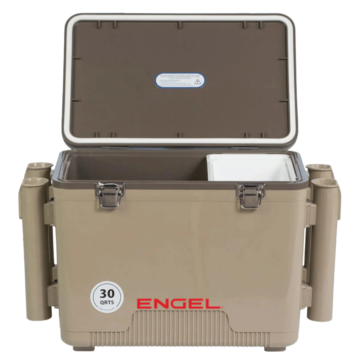 ENGEL 30 QUARTS COOLER/DRY BOX W/ ROD HOLDERS - Image 2