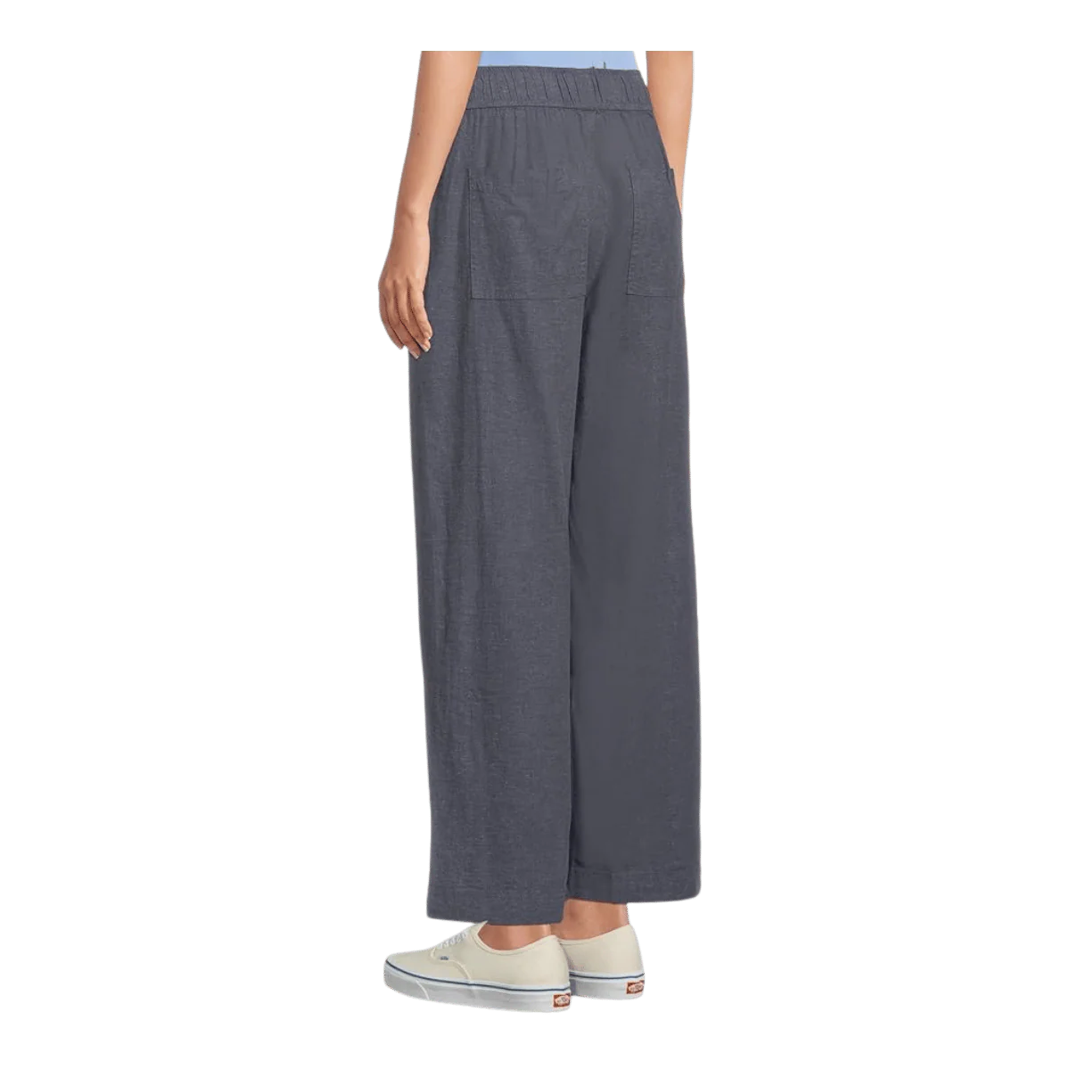 TOAD & CO WOMEN'S TAJ HEMP WIDE LEG PANT - TRUE NAVY - Image 2