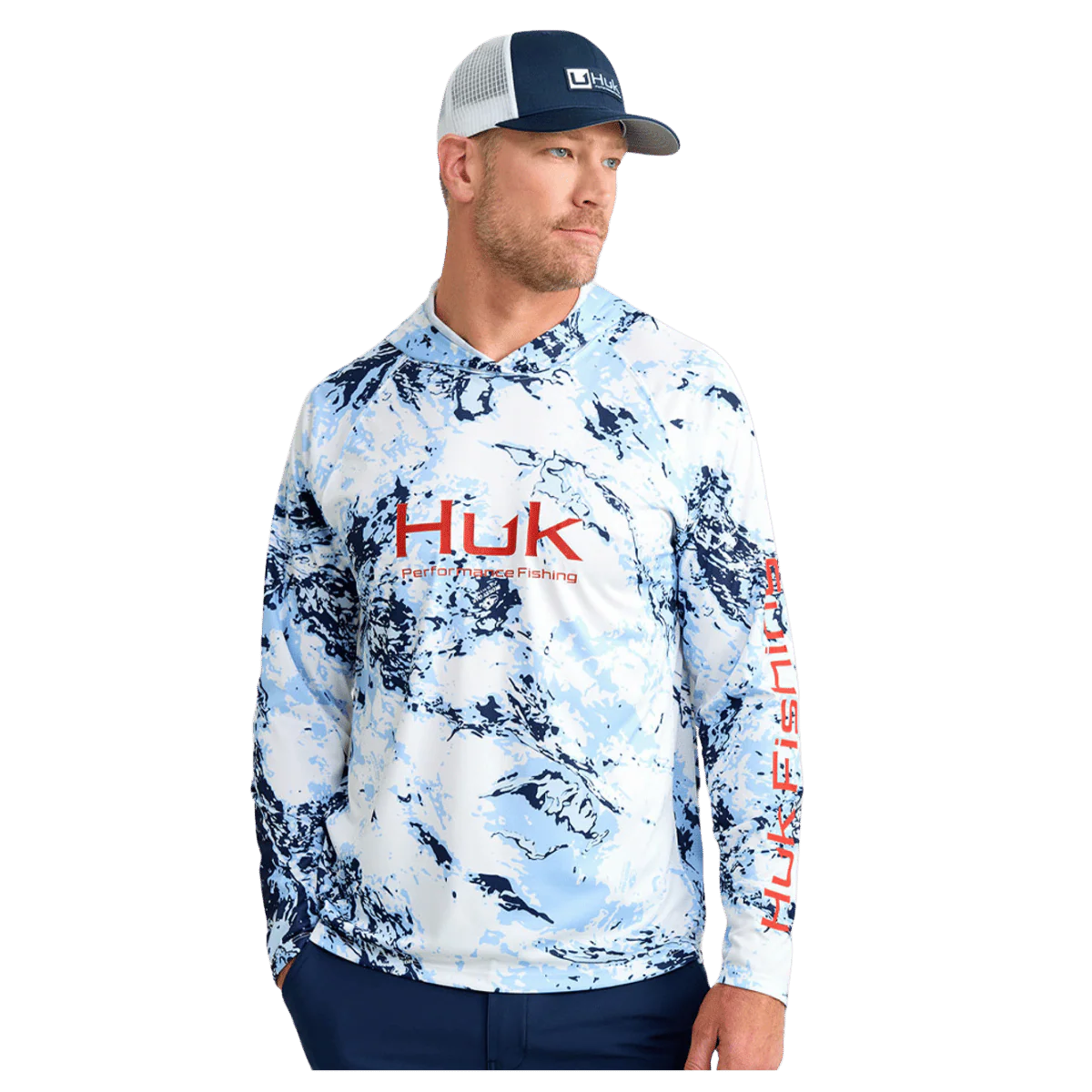 HUK MEN'S MOSSY OAK PURSUIT HOODIE