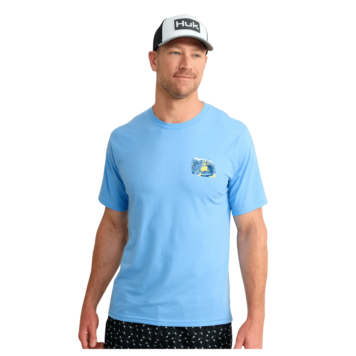 HUK MEN'S LOW COUNTRY TEE