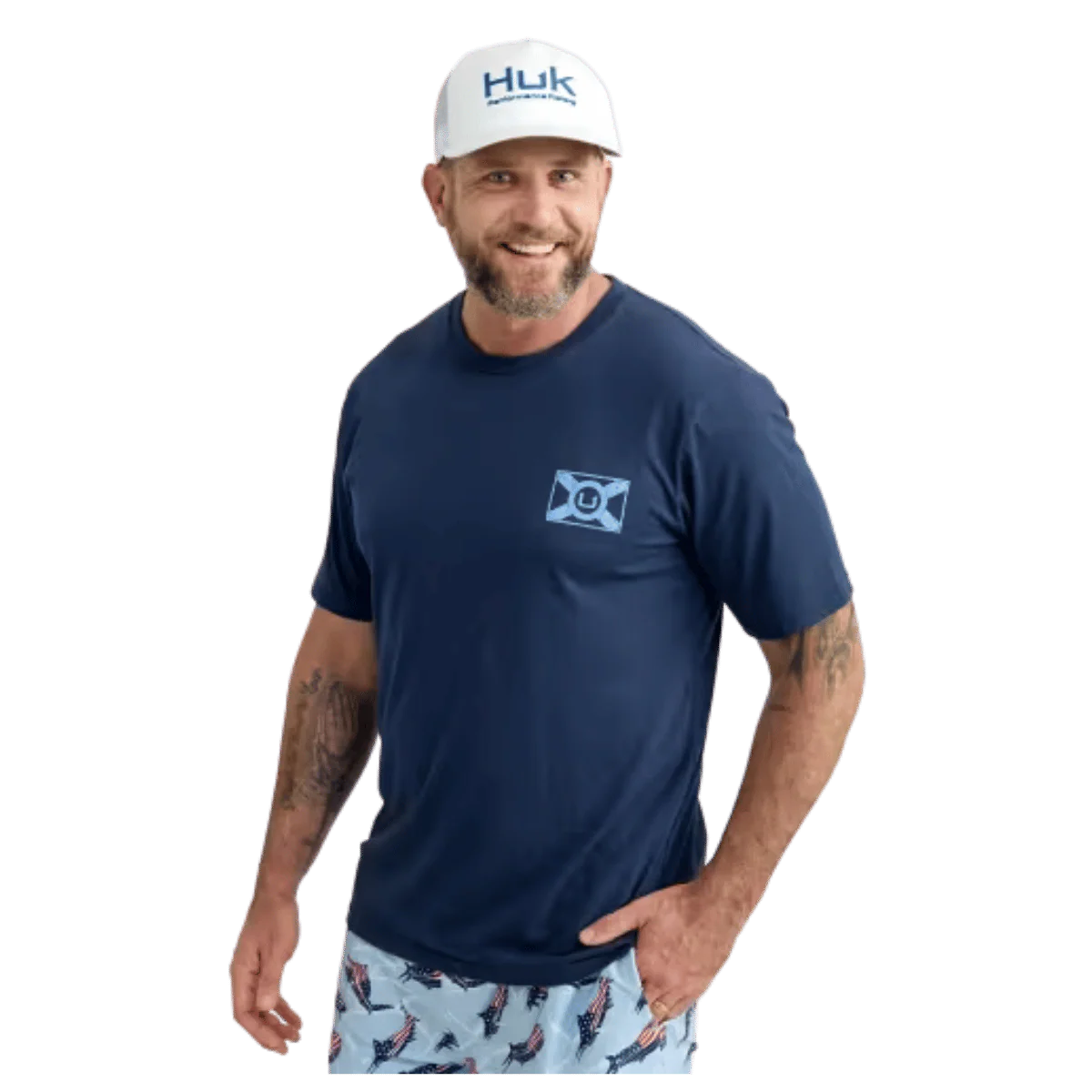 HUK MEN'S WANDO TEE - NAVAL ACADEMY