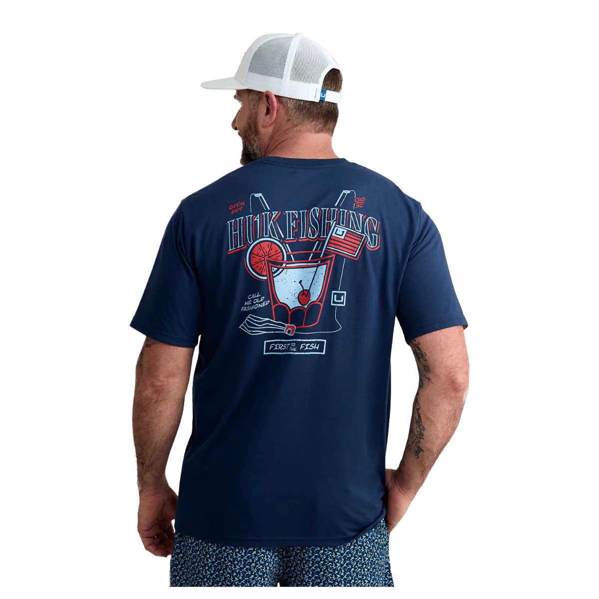 HUK MEN'S WANDO TEE - NAVAL ACADEMY - Image 2