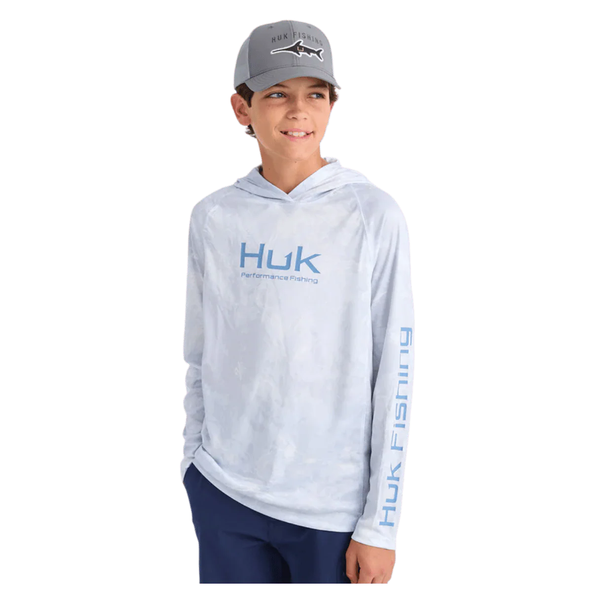 HUK KID'S MOSSY OAK PURSUIT PERFORMANCE HOODIE
