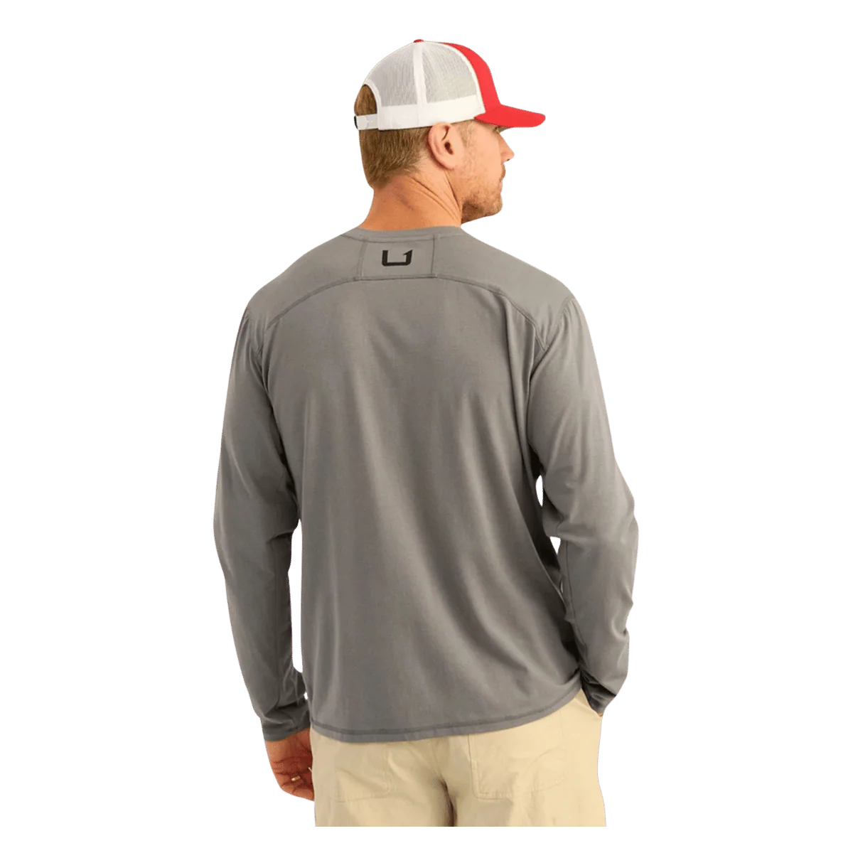HUK MEN'S BREAKWATER CREW-NECK LONG-SLEEVE SHIRT - Image 2