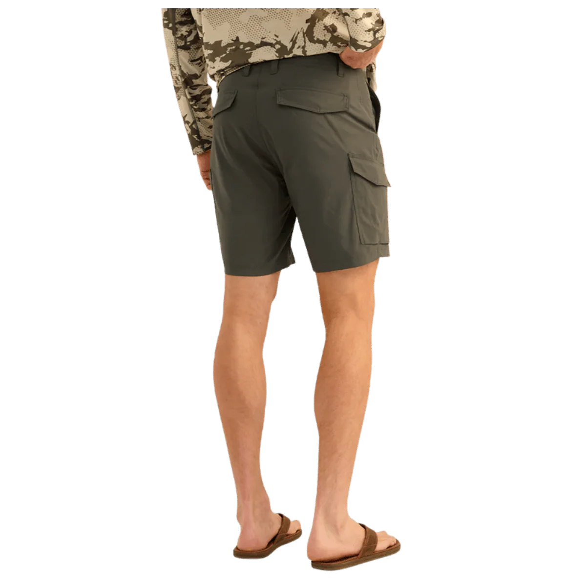 HUK MEN'S 9-INCH ICON SHORT - VOLCANIC ASH - Image 2