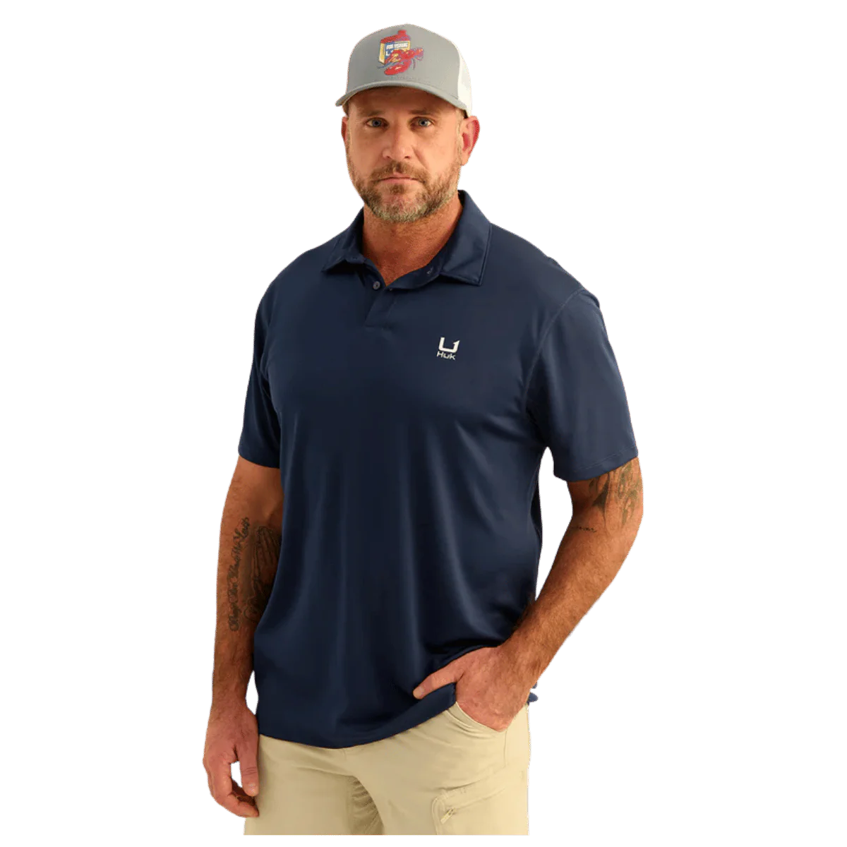 HUK MEN'S ICON PERFORMANCE POLO