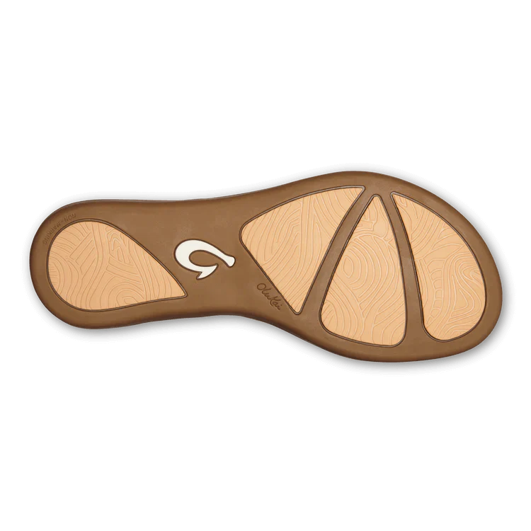 OLUKAI WOMEN'S HONU SANDAL - BRIGHT WHITE/GOLDEN SAND - Image 5