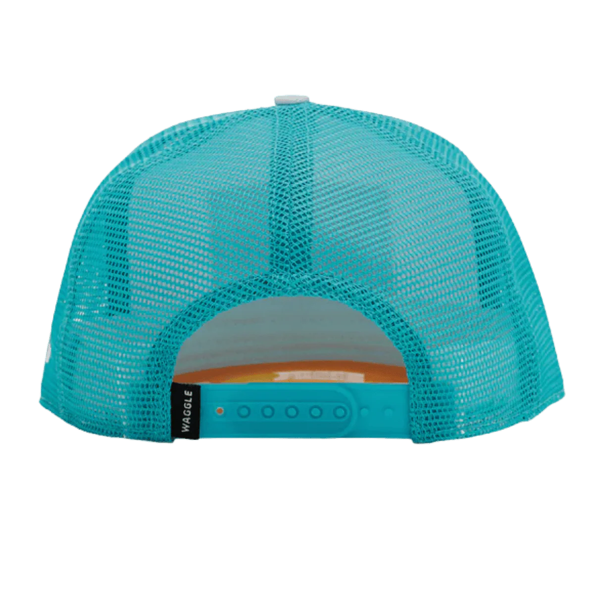 WAGGLE GOLF BIRDIE'S SURF CO TRUCKER HAT WHITE - Image 4